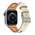 Hochwertiges Lederarmband für Apple Watch Series 6, SE, 5 und 4 (40 mm) sowie 3, 2 und 1 (38 mm)