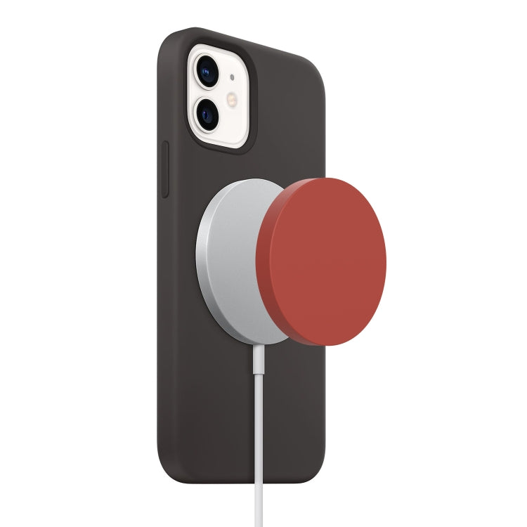 Magsafe Wireless Charger Silicone Protective Case, Red, Grey, Wine Red, Green, Warm White, Light Purple, Dark Blue, Pink, Black