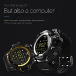 Lokmat MK16 Smartwatch mit LCD-Bildschirm, wasserdicht bis 50 m, unterstützt Benachrichtigungen, Fernauslöser für die Kamera und Bewegungserkennung.