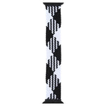 Kunststoffschließe, mehrfarbiges, geflochtenes Nylon-Armband mit einfacher Schlaufe, Ersatzarmband für Apple Watch Series 6 &amp; SE &amp; 5 &amp; 4 (40 mm) / 3 &amp; 2 &amp; 1 (38 mm), Größen: S, M, L, XL