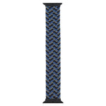 Kunststoffschließe, mehrfarbiges, geflochtenes Nylon-Armband mit einfacher Schlaufe, Ersatzarmband für Apple Watch Series 6 &amp; SE &amp; 5 &amp; 4 (40 mm) / 3 &amp; 2 &amp; 1 (38 mm), Größen: S, M, L, XL