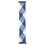 Kunststoffschließe, mehrfarbiges, geflochtenes Nylon-Armband mit einfacher Schlaufe, Ersatzarmband für Apple Watch Series 6 &amp; SE &amp; 5 &amp; 4 (40 mm) / 3 &amp; 2 &amp; 1 (38 mm), Größen: S, M, L, XL