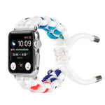 Geflochtenes Paracord Uhrenarmband, Für Apple Watch Ultra 49mm / Series 8&7 45mm / SE 2&6&SE&5&4 44mm / 3&2&1 42mm, Für Apple Watch Series 8&7 41mm / SE 2&6&SE&5&4 40mm / 3&2&1 38mm, Für Apple Watch Series 7 45mm / 6 & SE & 5 & 4 44mm / 3 & 2 & 1 42mm