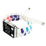 Geflochtenes Paracord Uhrenarmband, Für Apple Watch Ultra 49mm / Series 8&7 45mm / SE 2&6&SE&5&4 44mm / 3&2&1 42mm, Für Apple Watch Series 8&7 41mm / SE 2&6&SE&5&4 40mm / 3&2&1 38mm, Für Apple Watch Series 7 45mm / 6 & SE & 5 & 4 44mm / 3 & 2 & 1 42mm