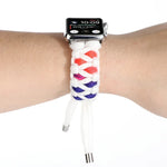 Geflochtenes Paracord Uhrenarmband, Für Apple Watch Ultra 49mm / Series 8&7 45mm / SE 2&6&SE&5&4 44mm / 3&2&1 42mm, Für Apple Watch Series 8&7 41mm / SE 2&6&SE&5&4 40mm / 3&2&1 38mm, Für Apple Watch Series 7 45mm / 6 & SE & 5 & 4 44mm / 3 & 2 & 1 42mm