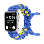 Geflochtenes Paracord Uhrenarmband, Für Apple Watch Ultra 49mm / Series 8&7 45mm / SE 2&6&SE&5&4 44mm / 3&2&1 42mm, Für Apple Watch Series 8&7 41mm / SE 2&6&SE&5&4 40mm / 3&2&1 38mm, Für Apple Watch Series 7 45mm / 6 & SE & 5 & 4 44mm / 3 & 2 & 1 42mm