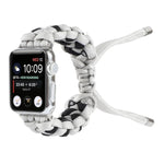 Geflochtenes Paracord Uhrenarmband, Für Apple Watch Ultra 49mm / Series 8&7 45mm / SE 2&6&SE&5&4 44mm / 3&2&1 42mm, Für Apple Watch Series 8&7 41mm / SE 2&6&SE&5&4 40mm / 3&2&1 38mm, Für Apple Watch Series 7 45mm / 6 & SE & 5 & 4 44mm / 3 & 2 & 1 42mm