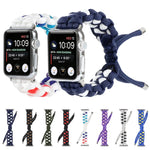 Geflochtenes Paracord Uhrenarmband, Für Apple Watch Ultra 49mm / Series 8&7 45mm / SE 2&6&SE&5&4 44mm / 3&2&1 42mm, Für Apple Watch Series 8&7 41mm / SE 2&6&SE&5&4 40mm / 3&2&1 38mm, Für Apple Watch Series 7 45mm / 6 & SE & 5 & 4 44mm / 3 & 2 & 1 42mm