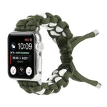 Geflochtenes Paracord Uhrenarmband, Für Apple Watch Ultra 49mm / Series 8&7 45mm / SE 2&6&SE&5&4 44mm / 3&2&1 42mm, Für Apple Watch Series 8&7 41mm / SE 2&6&SE&5&4 40mm / 3&2&1 38mm, Für Apple Watch Series 7 45mm / 6 & SE & 5 & 4 44mm / 3 & 2 & 1 42mm