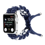 Geflochtenes Paracord Uhrenarmband, Für Apple Watch Ultra 49mm / Series 8&7 45mm / SE 2&6&SE&5&4 44mm / 3&2&1 42mm, Für Apple Watch Series 8&7 41mm / SE 2&6&SE&5&4 40mm / 3&2&1 38mm, Für Apple Watch Series 7 45mm / 6 & SE & 5 & 4 44mm / 3 & 2 & 1 42mm