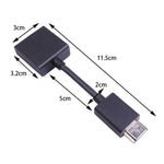4K HDMI Stecker auf Buchse drehbarer vergoldeter Verlängerungskabel-Adapter