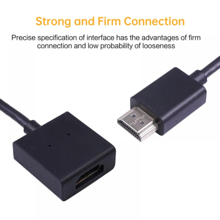 4K HDMI Stecker auf Buchse drehbarer vergoldeter Verlängerungskabel-Adapter