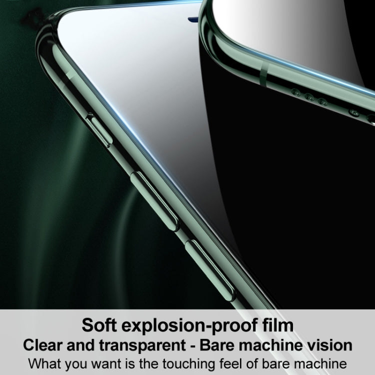 2 STK IMAK 0,15mm Gebogener Vollbild-Schutz Hydrogel-Folie Rückenschutz, Für iPhone 12 Pro Max