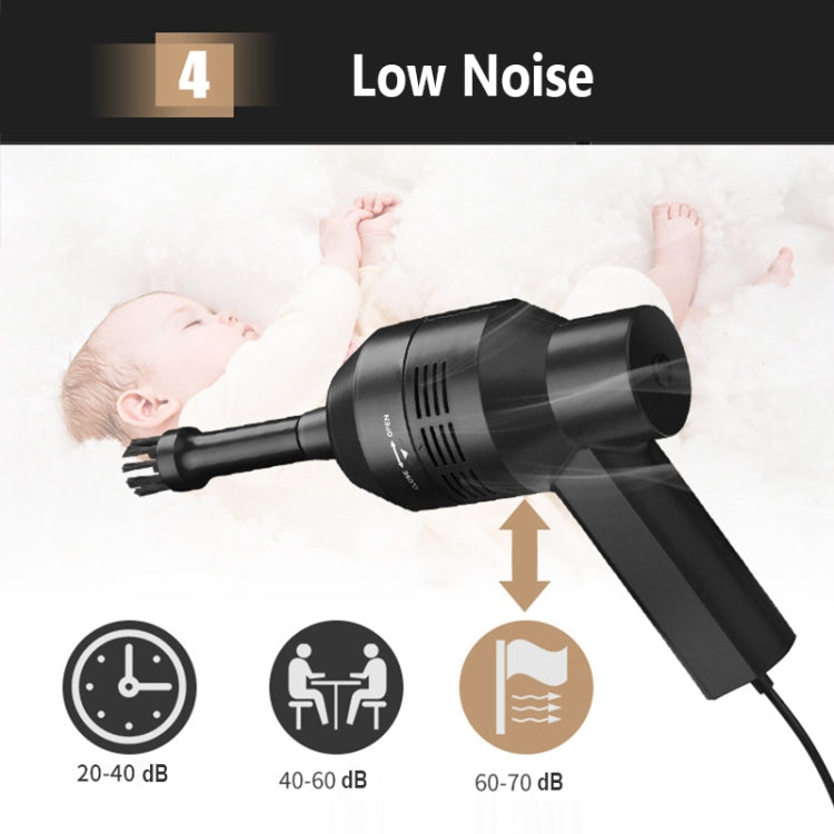 HK-6019D Tragbarer Mini-USB-Staubsauger für Haushalt und Auto, Handstaubsauger, Reinigungsgeräte, HK-6019D