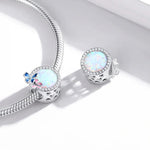 S925 Sterling Silber Schmetterlingsfederperlen DIY Armband Halskette Zubehör, Schmetterlingsfeder
