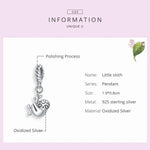 Niedlicher Faultier-Anhänger aus 925er Sterlingsilber, DIY-Armband- und Halskettenzubehör, kleines Faultier