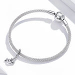 Niedlicher Faultier-Anhänger aus 925er Sterlingsilber, DIY-Armband- und Halskettenzubehör, kleines Faultier