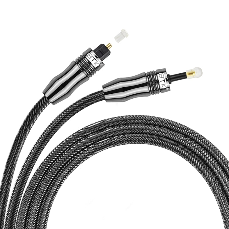 EMK OD1.0mm 3,5mm Digitaler Sound Toslink zu Mini Toslink Digitales optisches Audiokabel, 1m, 1,5m, 2m, 3m, 5m