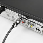 EMK OD1.0mm 3,5mm Digitaler Sound Toslink zu Mini Toslink Digitales optisches Audiokabel, 1m, 1,5m, 2m, 3m, 5m