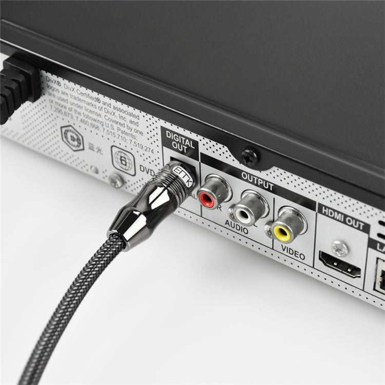 EMK OD1.0mm 3,5mm Digitaler Sound Toslink zu Mini Toslink Digitales optisches Audiokabel, 1m, 1,5m, 2m, 3m, 5m