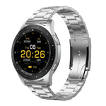 W68 Smart-Armband mit 1,54-Zoll-Touchscreen (IP67 wasserdicht), unterstützt Blutsauerstoffmessung, Bluetooth-Anrufe und Herzfrequenzmessung, Stil: Stahlarmband