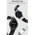W68 Smart-Armband mit 1,54-Zoll-Touchscreen (IP67 wasserdicht), unterstützt Blutsauerstoffmessung, Bluetooth-Anrufe und Herzfrequenzmessung, Stil: Stahlarmband