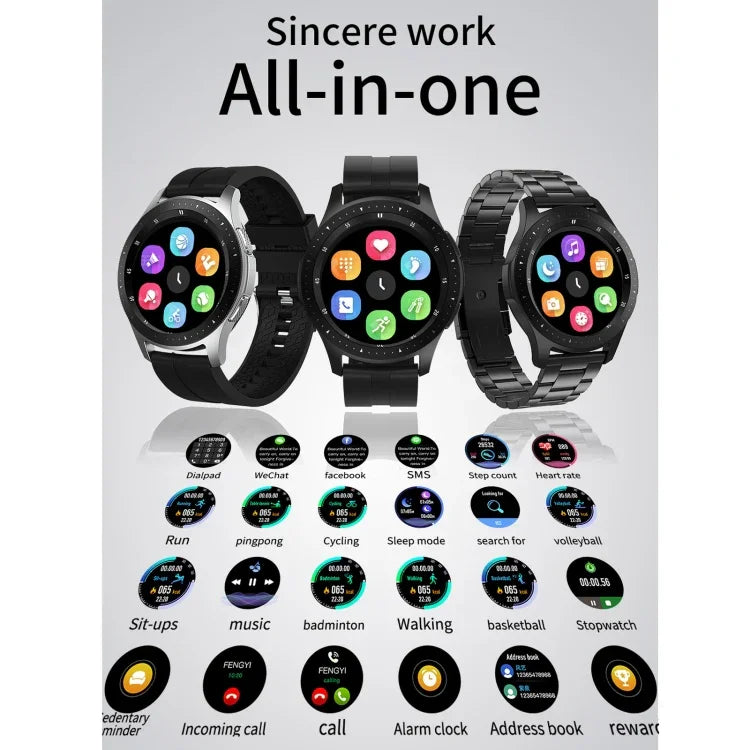 W68 Smart-Armband mit 1,54-Zoll-Touchscreen (IP67 wasserdicht), unterstützt Blutsauerstoffmessung, Bluetooth-Anrufe und Herzfrequenzmessung, Stil: Stahlarmband