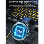 MX12 Smartwatch mit 1,3-Zoll-IPS-Farbdisplay, IP68 wasserdicht, unterstützt Bluetooth-Anrufe, Schlafüberwachung und Herzfrequenzmessung, Edelstahlarmband
