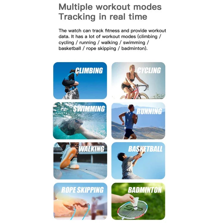 MX12 Smartwatch mit 1,3-Zoll-IPS-Farbdisplay, IP68 wasserdicht, unterstützt Bluetooth-Anrufe, Schlafüberwachung und Herzfrequenzmessung, Edelstahlarmband