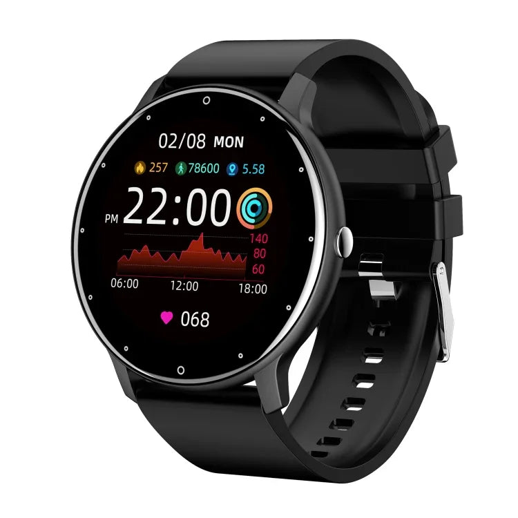 ZL02 Smartwatch mit 1,28-Zoll-Touchscreen, IP67 wasserdicht, unterstützt Blutdruckmessung, Schlafüberwachung und Herzfrequenzmessung