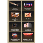 T10 1920x1080P 3600 Lumens Portable Home Theater LED HD Digital Projector, Android Version, Android Version