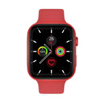 DW35PRO Smartwatch mit 1,75-Zoll-Farbdisplay, IPX7 wasserdicht, unterstützt Bluetooth-Anrufe annehmen und ablehnen / Schlafüberwachung / Herzfrequenzmessung, Armbandvarianten: Silikon (Rot), Silikon (Weiß), Silikon (Pink), Silikon (Blau) ...