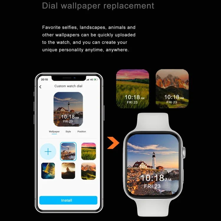 DW35PRO Smartwatch mit 1,75-Zoll-Farbdisplay, IPX7 wasserdicht, unterstützt Bluetooth-Anrufe annehmen und ablehnen / Schlafüberwachung / Herzfrequenzmessung, Armbandvarianten: Silikon (Rot), Silikon (Weiß), Silikon (Pink), Silikon (Blau) ...