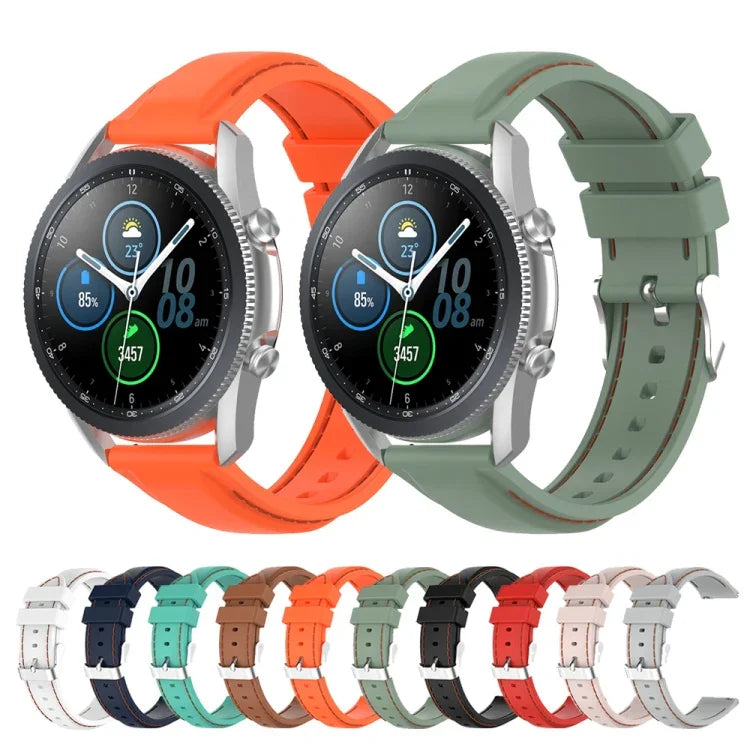 22 mm Silikon-Ersatzarmband für Samsung Galaxy Watch 3 45 mm / Gear S3