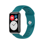 For Huawei Watch Fit 18mm Back Buckle Style Silicone Solid Color Replacement Strap Watchband, EDA001311001A, EDA001311001B, EDA001311001C, EDA001311001D, EDA001311001E, EDA001311001F, EDA001311001G, EDA001311001H, EDA001311001I, EDA001311001J