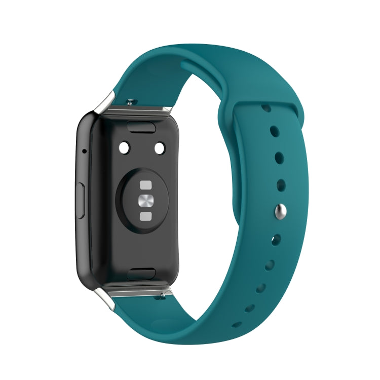 For Huawei Watch Fit 18mm Back Buckle Style Silicone Solid Color Replacement Strap Watchband, EDA001311001A, EDA001311001B, EDA001311001C, EDA001311001D, EDA001311001E, EDA001311001F, EDA001311001G, EDA001311001H, EDA001311001I, EDA001311001J
