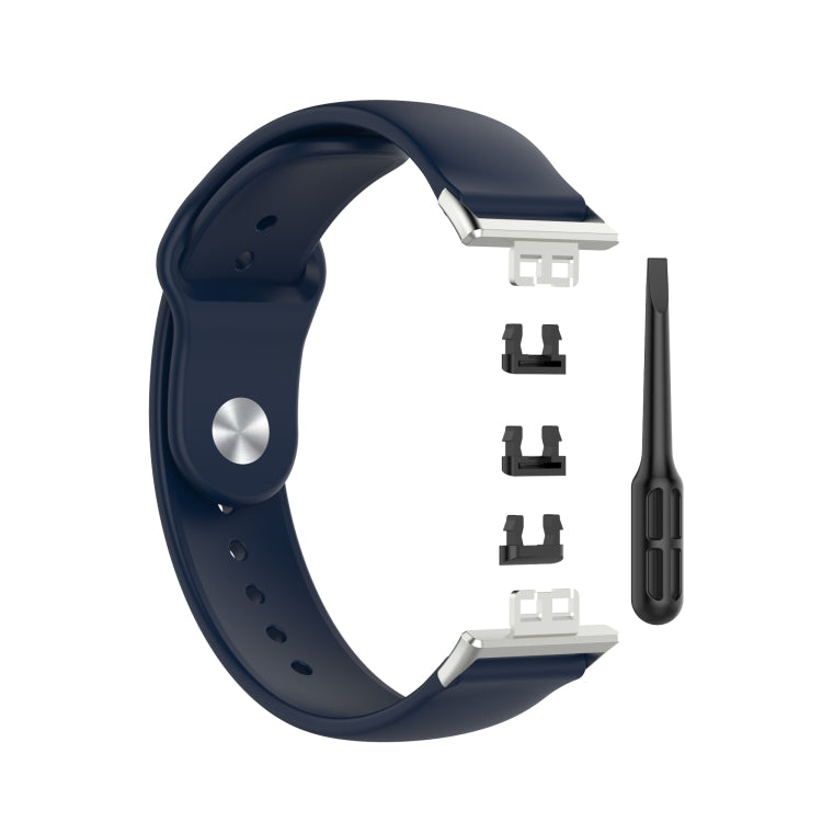 For Huawei Watch Fit 18mm Back Buckle Style Silicone Solid Color Replacement Strap Watchband, EDA001311001A, EDA001311001B, EDA001311001C, EDA001311001D, EDA001311001E, EDA001311001F, EDA001311001G, EDA001311001H, EDA001311001I, EDA001311001J