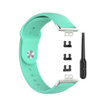 For Huawei Watch Fit 18mm Back Buckle Style Silicone Solid Color Replacement Strap Watchband, EDA001311001A, EDA001311001B, EDA001311001C, EDA001311001D, EDA001311001E, EDA001311001F, EDA001311001G, EDA001311001H, EDA001311001I, EDA001311001J