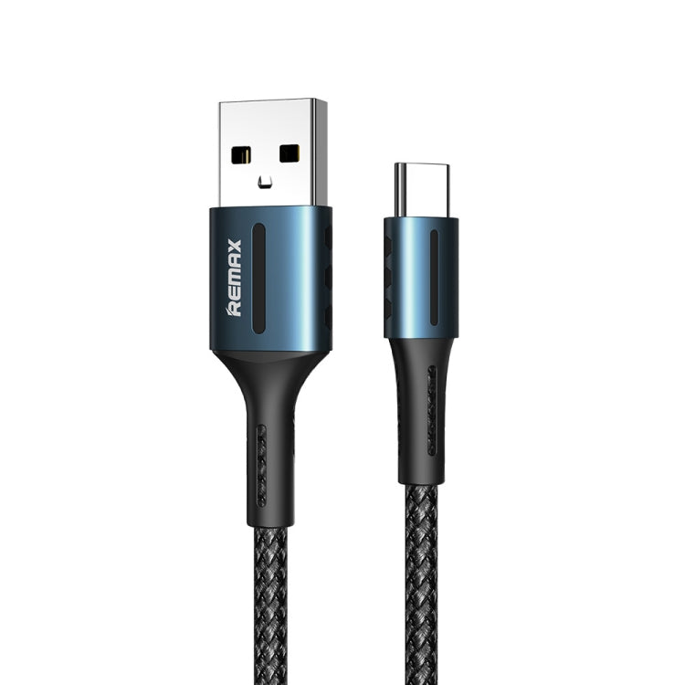 Remax 2.4A Barrett Serie Lade-Datenkabel, Länge: 1m, Type-C, 8 Pin