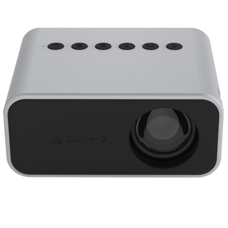 T500 1920x1080P 80 Lumen tragbarer Heimkino LED HD Digitalprojektor, ohne Fernbedienung & Adapter, mit Fernbedienung & Adapter
