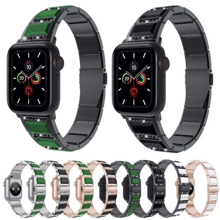 XingYao Series zweifarbiges Stahlarmband, Für Apple Watch Series 8&7 41mm / SE 2&6&SE&5&4 40mm / 3&2&1 38mm, Für Apple Watch Series 7 41mm / & 6 & SE & 5 & 4 40mm, Für Apple Watch Ultra 49mm / Series 8&7 45mm / SE 2&6&SE&5&4 44mm / 3&2&1 42mm