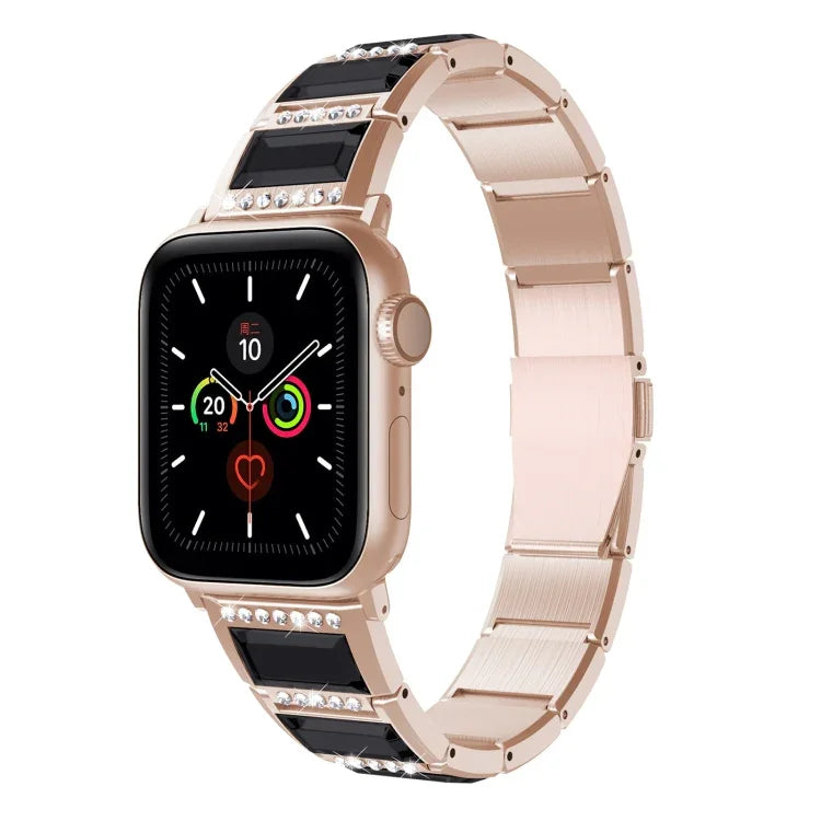 XingYao Series zweifarbiges Stahlarmband, Für Apple Watch Series 8&7 41mm / SE 2&6&SE&5&4 40mm / 3&2&1 38mm, Für Apple Watch Series 7 41mm / & 6 & SE & 5 & 4 40mm, Für Apple Watch Ultra 49mm / Series 8&7 45mm / SE 2&6&SE&5&4 44mm / 3&2&1 42mm