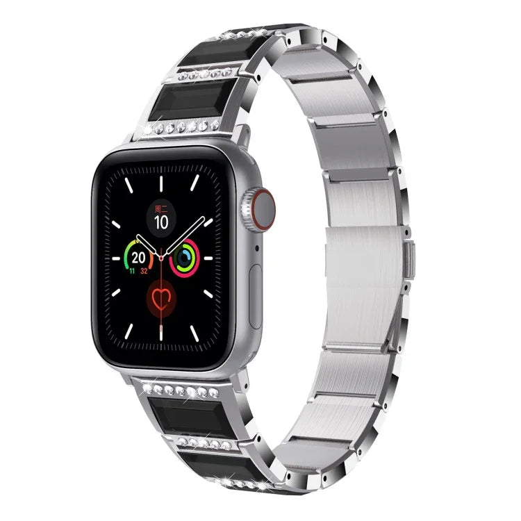 XingYao Series zweifarbiges Stahlarmband, Für Apple Watch Series 8&7 41mm / SE 2&6&SE&5&4 40mm / 3&2&1 38mm, Für Apple Watch Series 7 41mm / & 6 & SE & 5 & 4 40mm, Für Apple Watch Ultra 49mm / Series 8&7 45mm / SE 2&6&SE&5&4 44mm / 3&2&1 42mm