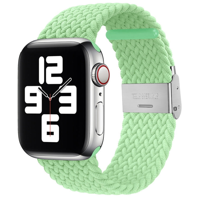 Braided + Stainless Steel Replacement Watchbands For Apple Watch Series 6 & SE & 5 & 4 40mm / 3 & 2 & 1 38mm, For Apple Watch Series 7 41mm / 6 & SE & 5 & 4 40mm, For Apple Watch Series 8&7 41mm / SE 2&6&SE&5&4 40mm / 3&2&1 38mm                        ...