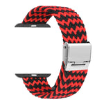 Braided + Stainless Steel Replacement Watchbands For Apple Watch Series 6 & SE & 5 & 4 44mm / 3 & 2 & 1 42mm, For Apple Watch Ultra 49mm / Series 8&7 45mm / SE 2&6&SE&5&4 44mm / 3&2&1 42mm, For Apple Watch Series 7 45mm / 6 & SE & 5 & 4 44mm           ...