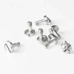 EXIN LS095 2 Stück D-Ring-Schrauben Kameraplattenhalterung 1/4 Zoll Schnellverschlussschrauben, LS095