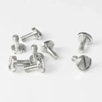 EXIN LS095 2 Stück D-Ring-Schrauben Kameraplattenhalterung 1/4 Zoll Schnellverschlussschrauben, LS095