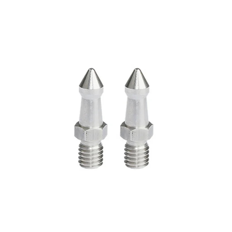BEXIN LS036 2 Stück Edelstahl-3/8-Zoll-Fußschrauben für SLR-Stative, LS036