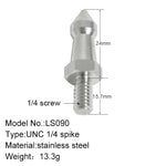 BEXIN LS090 2 Stück Edelstahl 1/4 Zoll Fußschrauben für SLR-Stative, LS090
