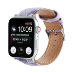 Armband aus bedrucktem Leder im Ethno-Stil mit Marmormuster für Apple Watch Series 6 &amp; SE &amp; 5 &amp; 4 (44 mm) / 3 &amp; 2 &amp; 1 (42 mm), 5 &amp; 4 (40 mm) / 3 &amp; 2 &amp; 1 (38 mm)